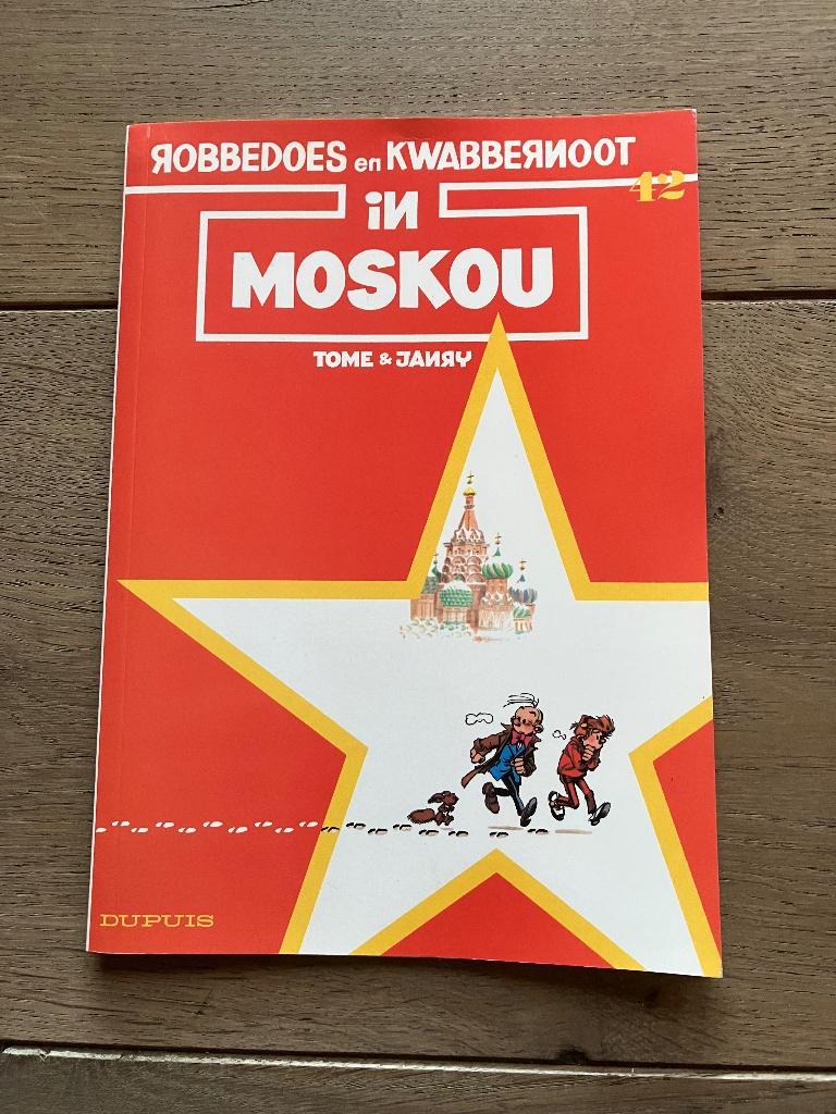 Robbedoes en Kwabbernoot - 42 - In Moskou, Eén stripboek, Ophalen of Verzenden, Gelezen, Tome & Janry