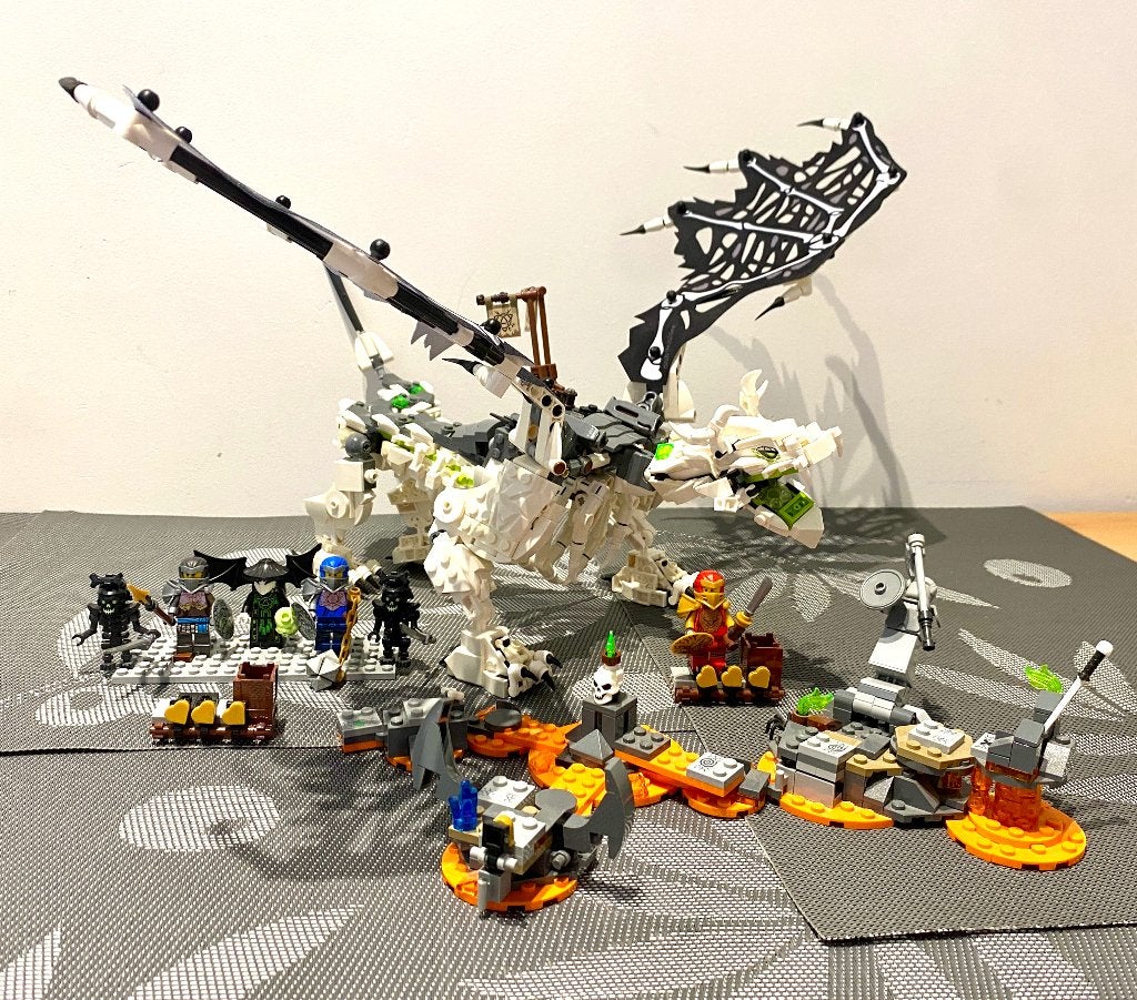 Lego Ninjago 71721 Skull Sorcerer's Draak, Kinderen en Baby's, Ophalen, Lego, Zo goed als nieuw, Compleet