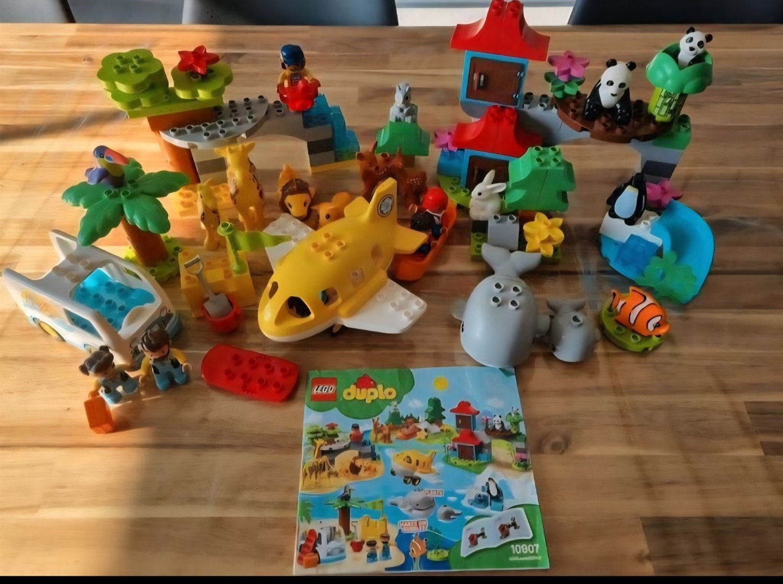 duplo 10907 dieren van de wereld, Ophalen, Duplo