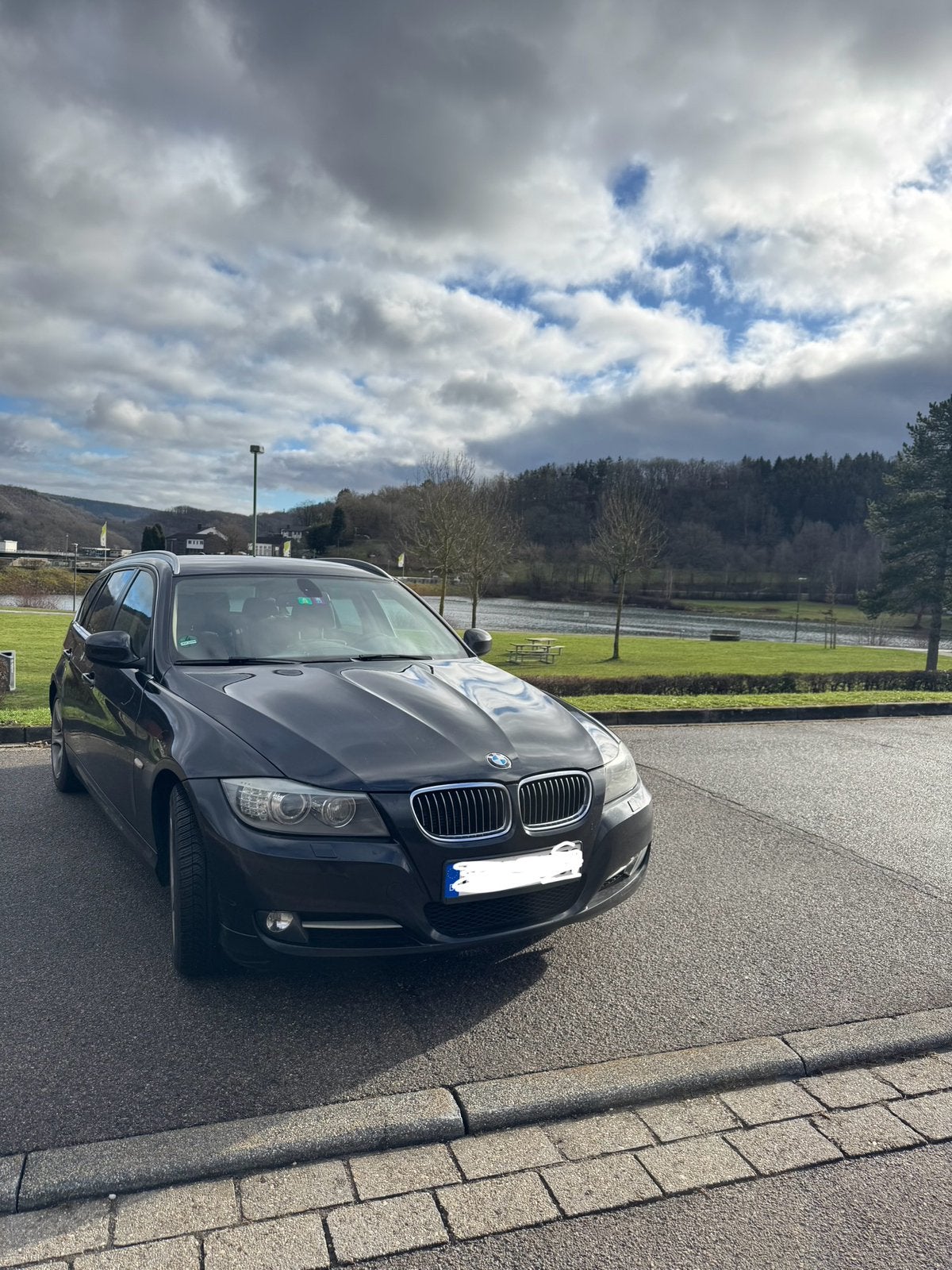 BMW E91 325d LCI, Auto's, BMW, Euro 5, Achterwielaandrijving, Beige, Leder