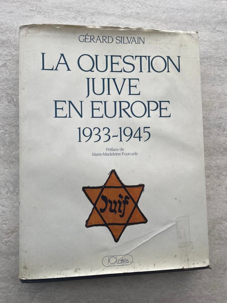 Boek La Question juive en Europe 1933-1945, Ophalen of Verzenden