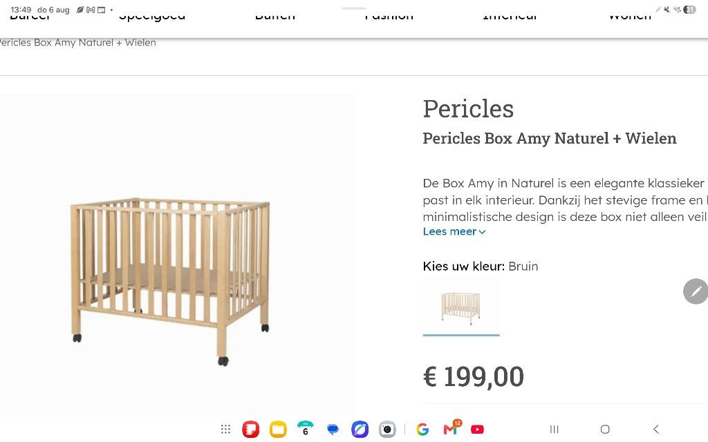 Park met wieltjes voor baby, Enlèvement, Comme neuf, Rectangulaire, Réglable en hauteur