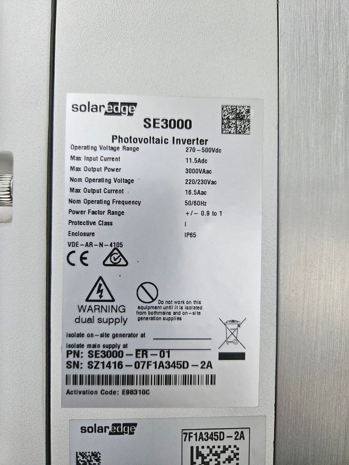 solaredge, Bricolage & Construction, Enlèvement ou Envoi