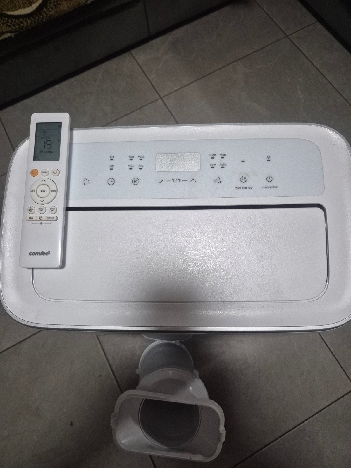 mobiele airco plus verwarmer, Electroménager, Enlèvement, Climatiseur mobile