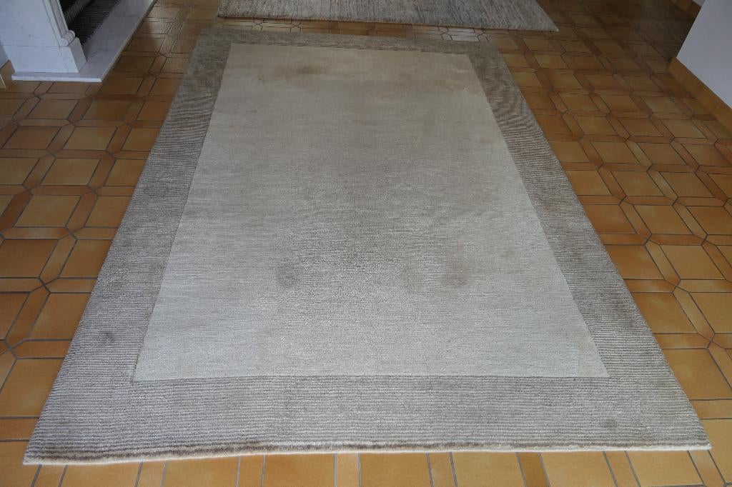 handgeknoopte tapijt Nepal 205x298-MOET BINNEN DE MAAND WEG, Ophalen, Beige, 200 cm of meer, 200 cm of meer