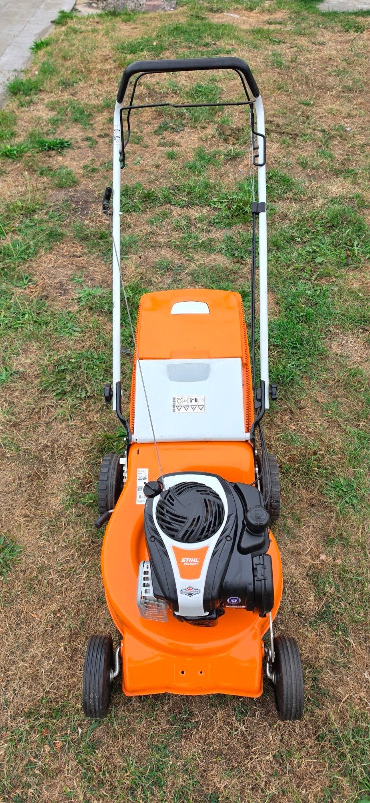 Tondeuse Stihl Rm248T, Tuin en Terras, Grasmaaiers, Cirkelmaaier, Stihl, Zo goed als nieuw, Benzine-grasmaaier