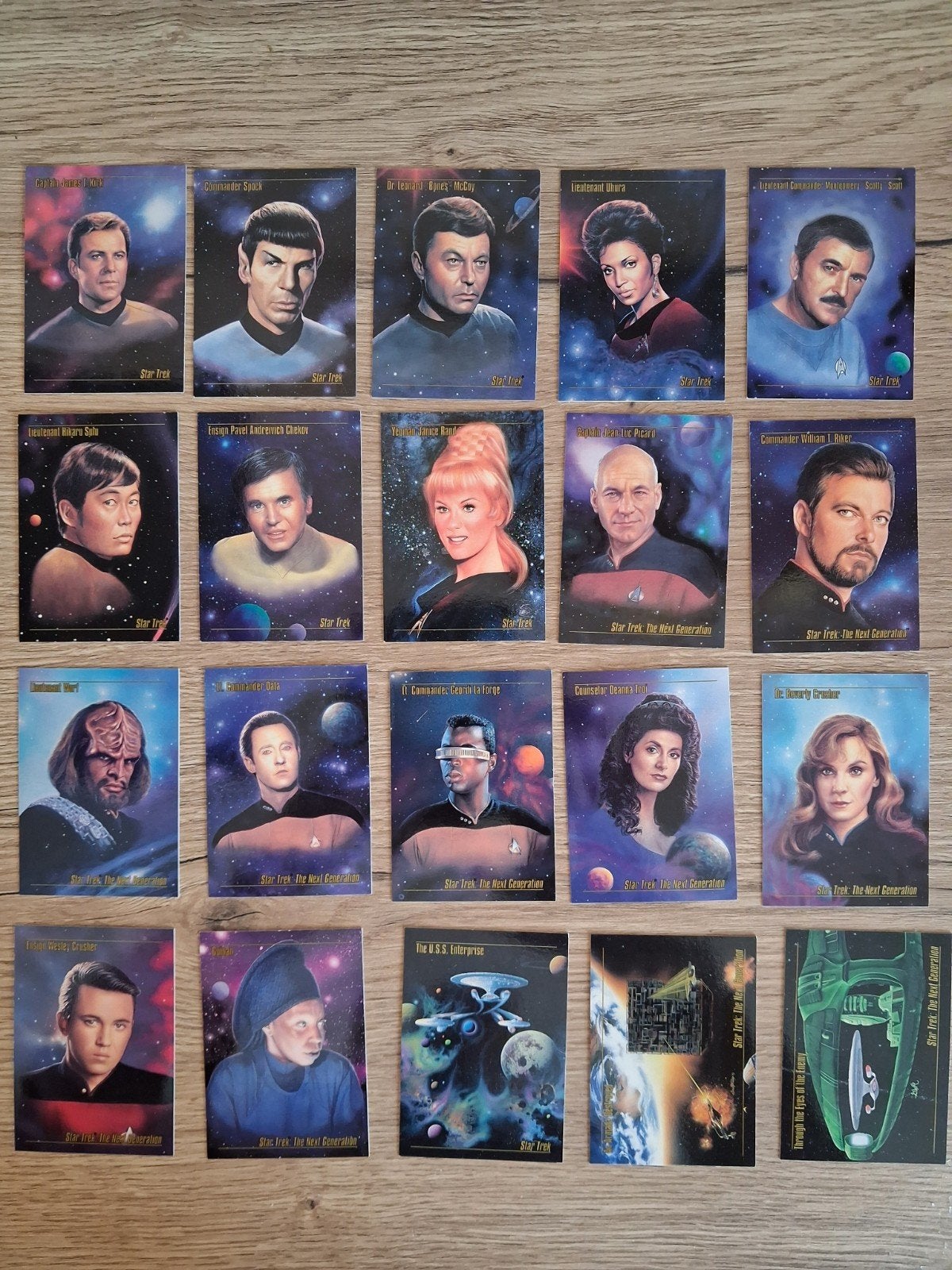 Série Star Trek Skybox Master 1993, Envoi