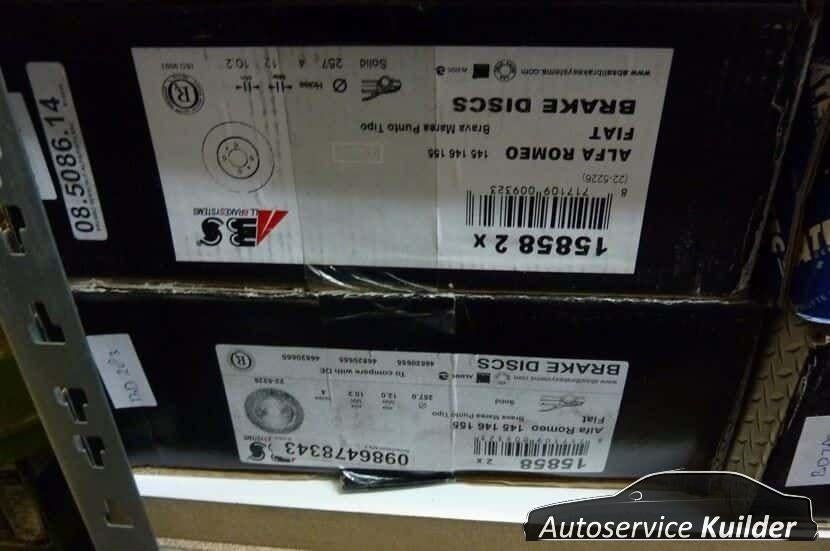 Remschijven+blokken fiat Bravo/Brava merk abs / TEXTAR Nieuw, Neuf, -, Fiat, -