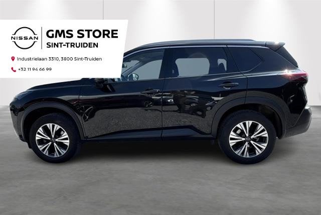 Nissan X-TRAIL Hybrid Automaat 7 plaatsen N-Connecta 7 Plaat, Auto's, Stof, Gebruikt, Zwart, 2000 kg