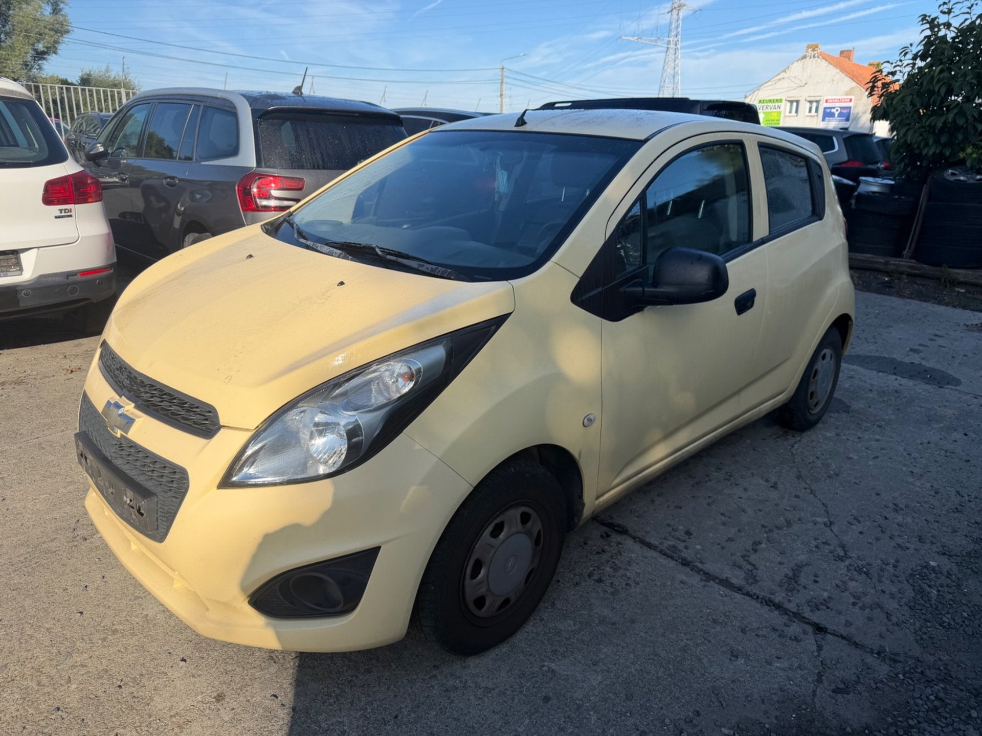 Chevrolet Spark, Auto's, Voorwielaandrijving, Euro 5, Stof, Gebruikt