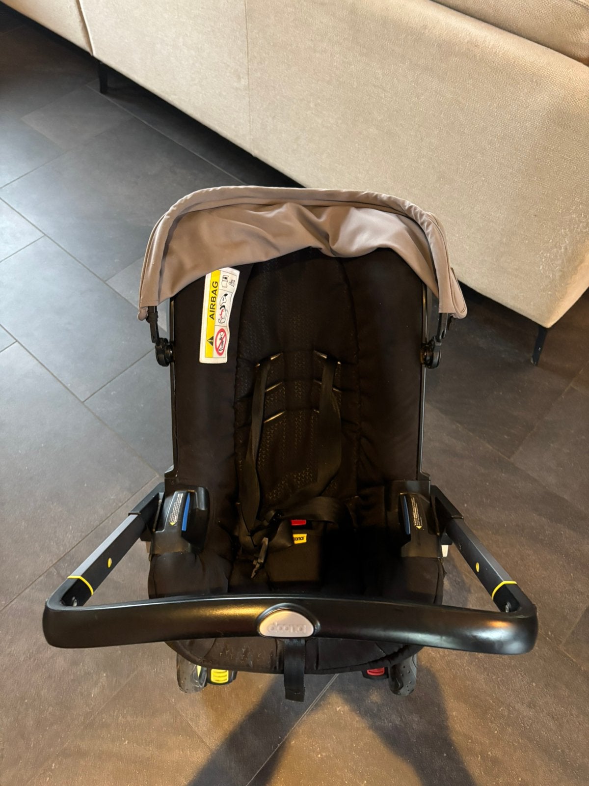 Doona + hoes (Ukje) + twee x isofix, Kinderen en Baby's, Ophalen, Gebruikt, Combiwagen, Overige merken