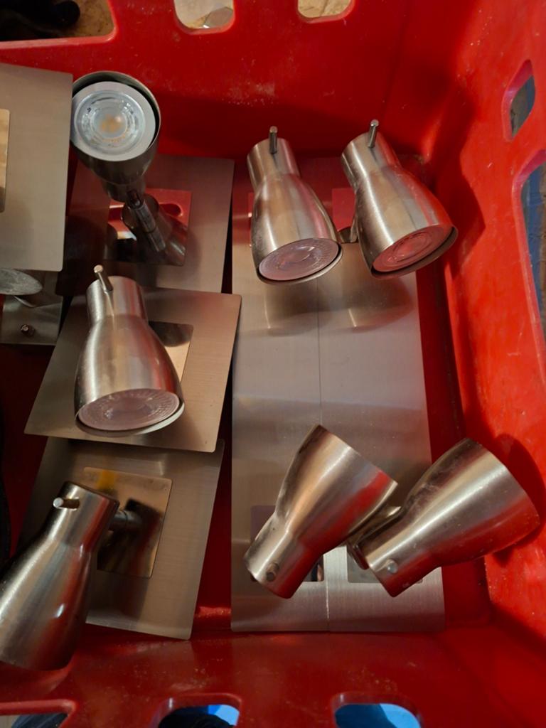 Spotjes set ophalen in gistel, Huis en Inrichting, Ophalen
