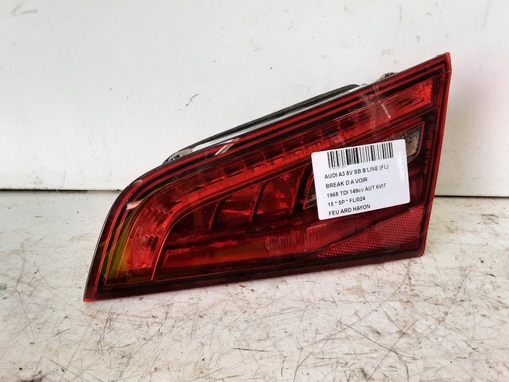 ACHTERLICHT RECHTS ACHTERKLEP Audi A3 Sportback (8VA / 8VF), Gebruikt, Audi