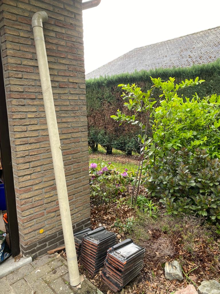 Regenpijp, Doe-het-zelf en Bouw, Buizen en Afvoer, Ophalen, Gebruikt, PVC, Rechte buis