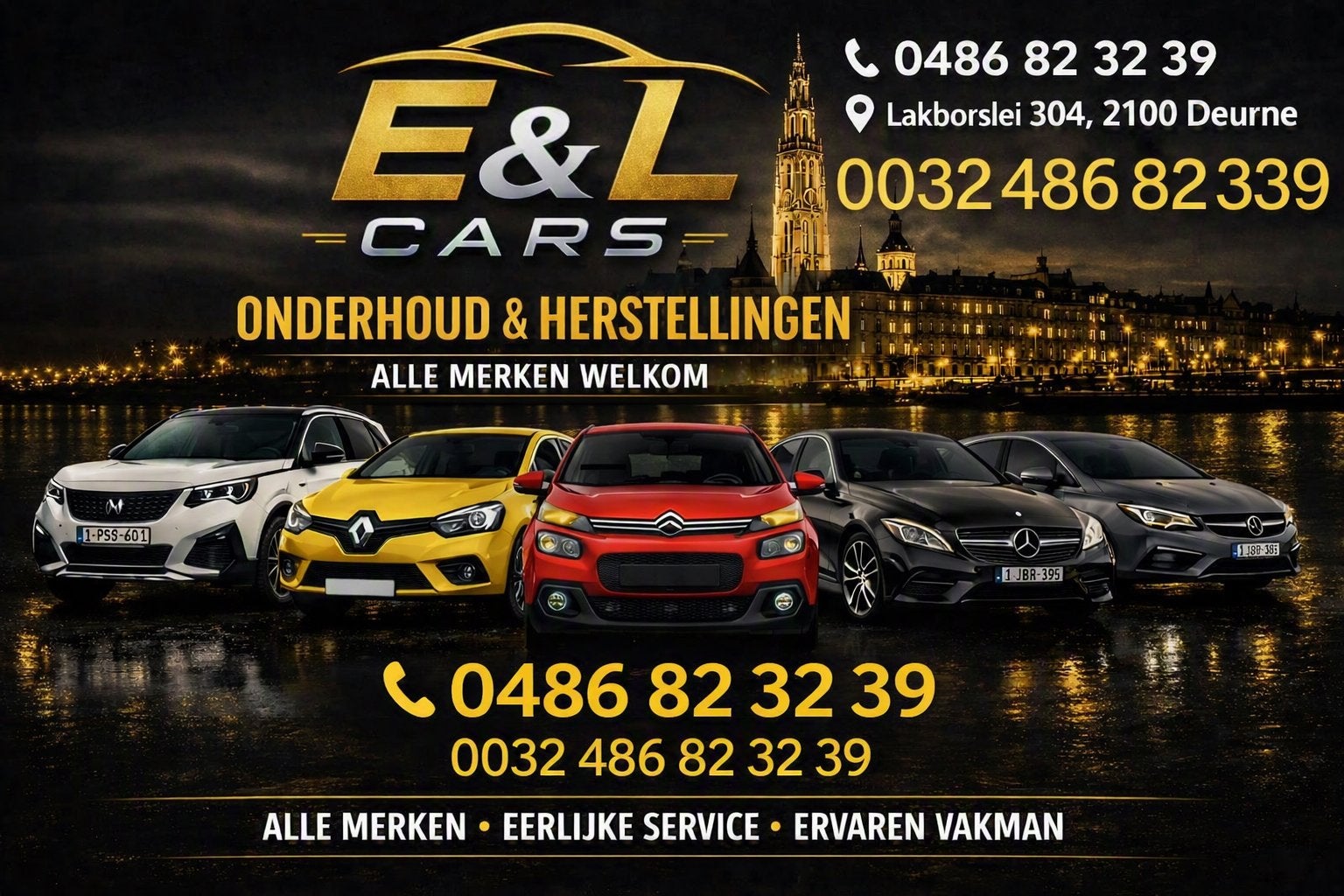 Onderhoud en herstelingen auto’s alle merken, Ophalen
