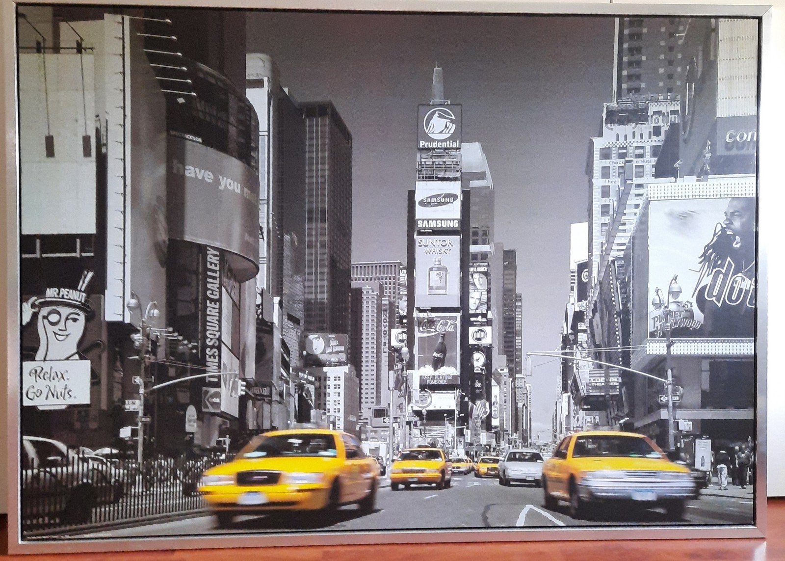 Canvas New York zwart-wit, Ophalen, Wit