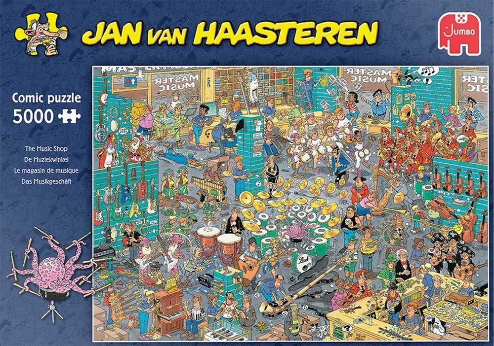 van haasteren 5000 stuks, Enlèvement ou Envoi, Plus de 1 500 pièces, Comme neuf, Puzzle