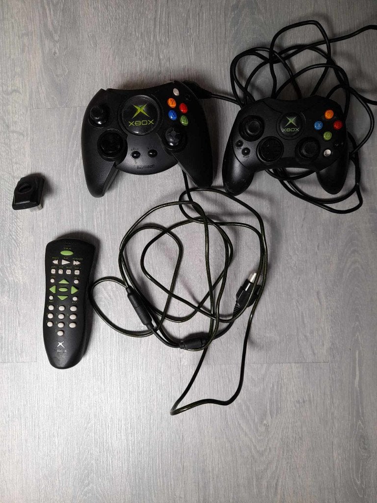 Xbox classic  remote en ontvanger, Games en Spelcomputers, Ophalen of Verzenden, Gebruikt, Controller, Xbox Original