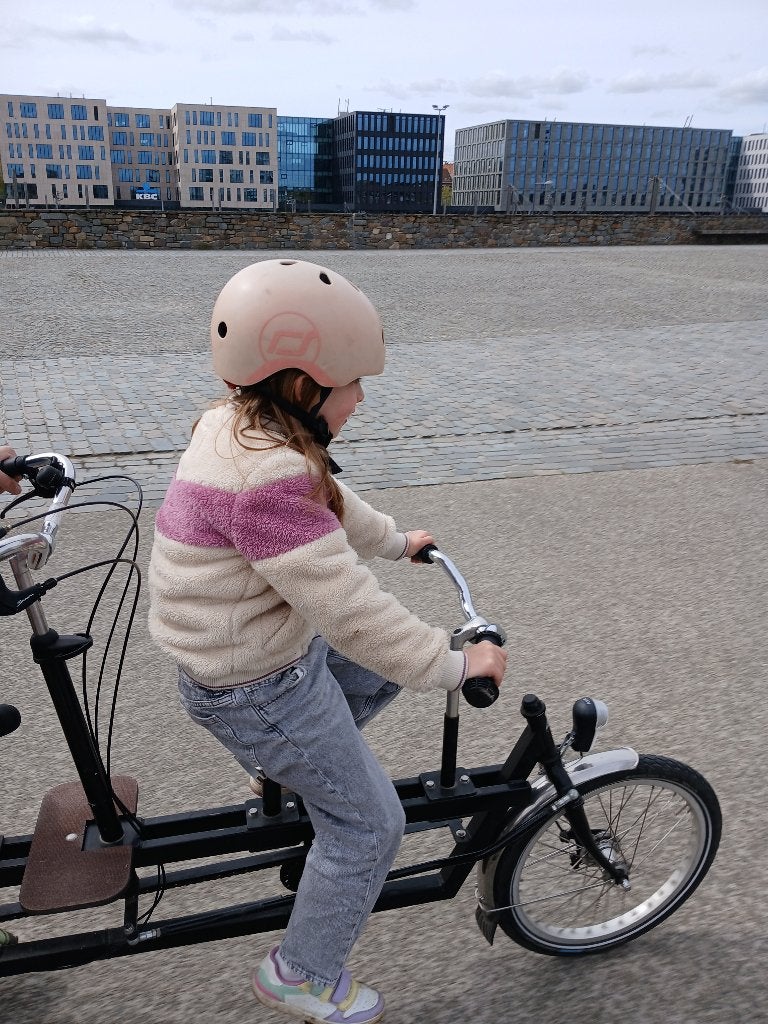Onderwater fiets kind ouder tandem fiets, Ophalen