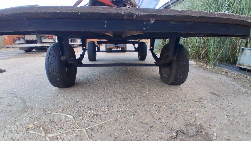 Platte Wagen, Ophalen, Gebruikt