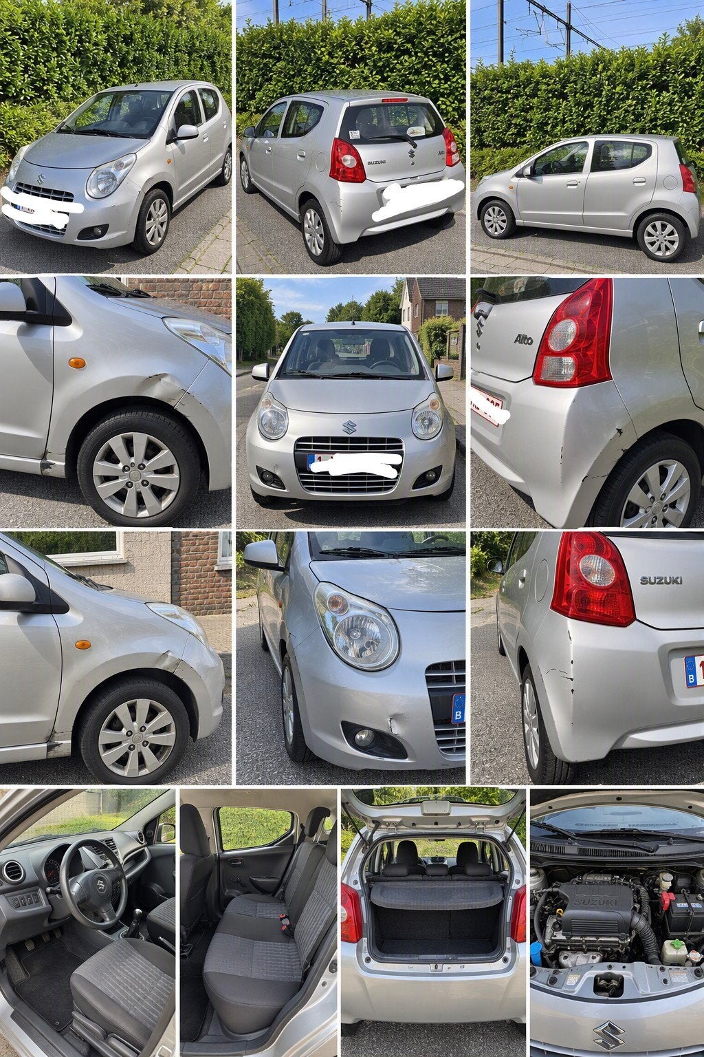 Suzuki alto, Auto's, Stof, 50 kW, Zwart, Handgeschakeld