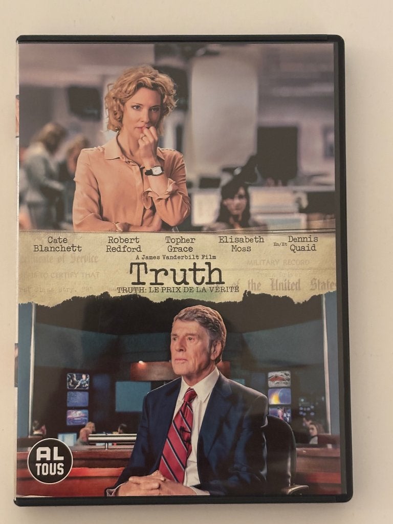 DVD Truth (2015) Robert Redford Cate Blanchett Dennis Quaid, Ophalen of Verzenden, Engels, Nederlands