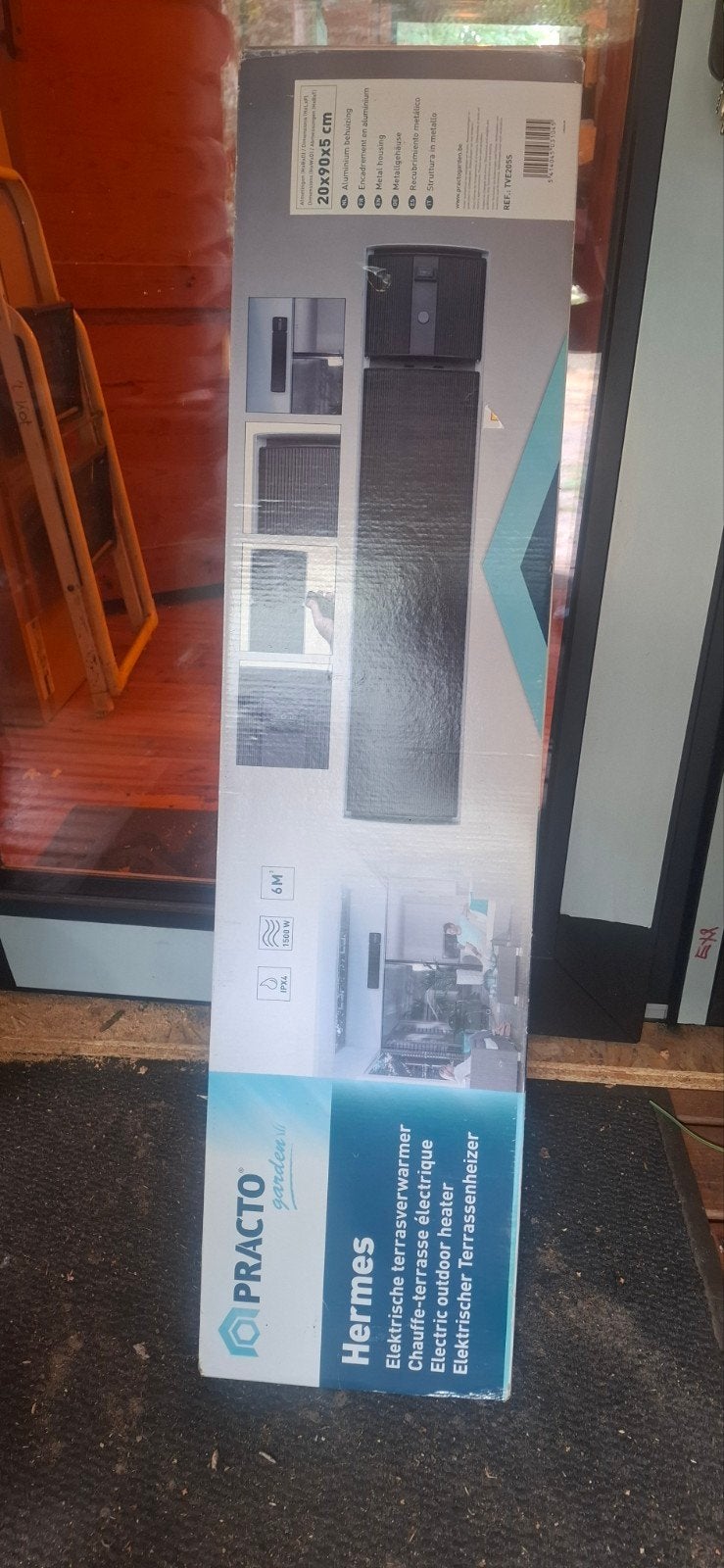 Infrarood terrasverwarmer - nog nieuw, Ophalen
