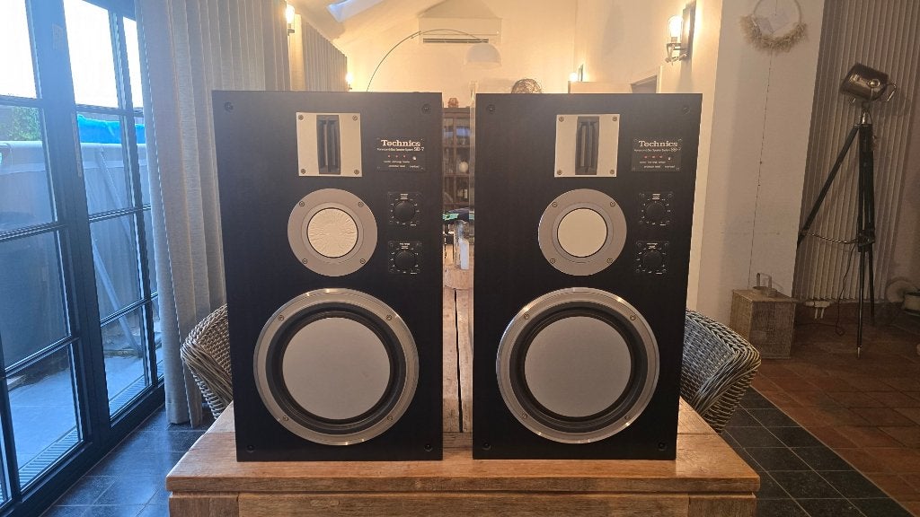 Technics SB-7 luidsprekers, Audio, Tv en Foto, Stereo speakers, Zo goed als nieuw, 60 tot 120 watt, Ophalen