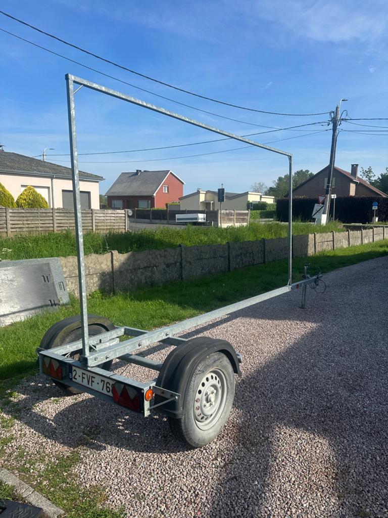 Reclame aanhangwagen / publitrailer, Enlèvement, Comme neuf