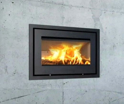 Superdeal nieuwe grijze Lotus inbouw houtcassette type H 470, Doe-het-zelf en Bouw, Ophalen of Verzenden, Nieuw, Kachel