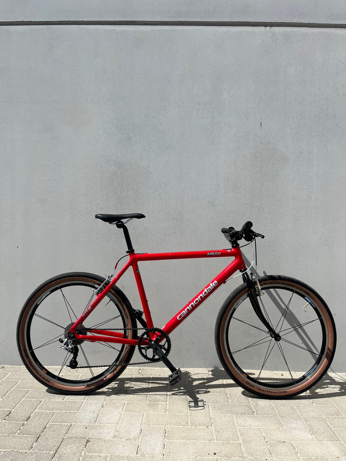 Cannondale M500 MTB 1x9 – Maat L – Veel nieuwe onderdelen, Ophalen, Zo goed als nieuw, 26 inch