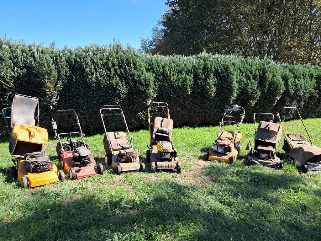 Oude grasmaaiers te koop, Tondeuse rotative, Tondeuses à gazon à essence, 40 à 49 cm, Enlèvement