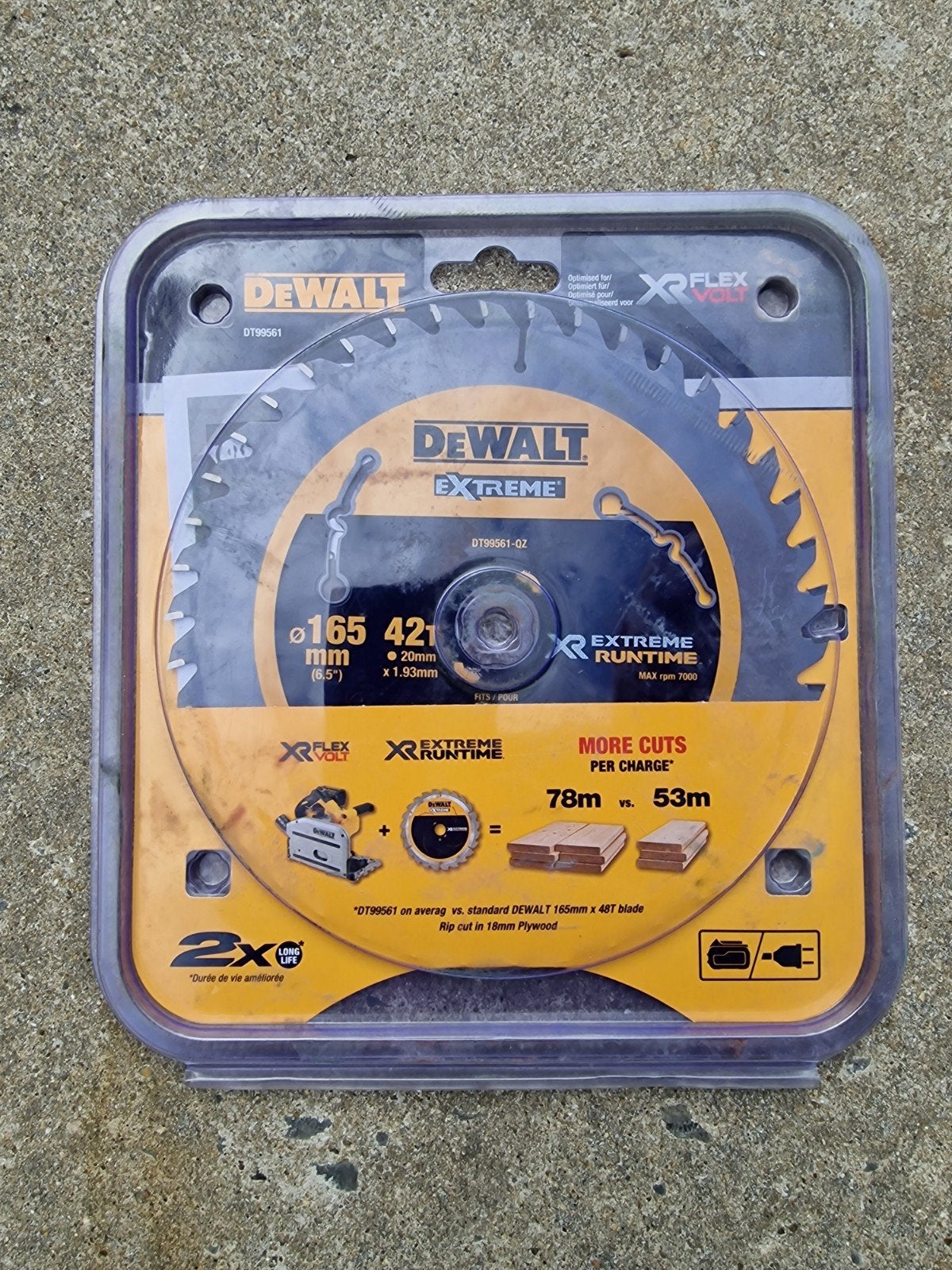 Dewalt zaagblad diam.165mm, Ophalen, Nieuw, Cirkelzaag, Dewalt