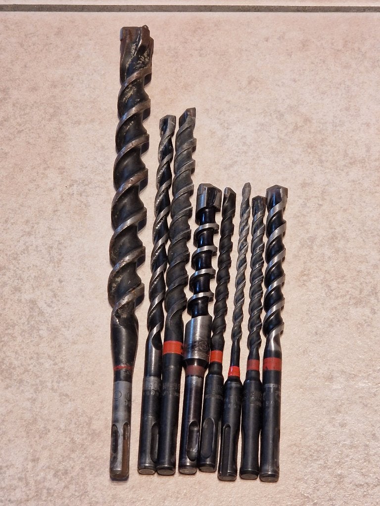 Lot de forets Hilti, Enlèvement ou Envoi, Utilisé, Foreuse et Perceuse