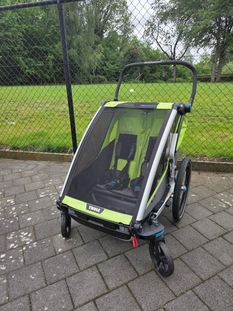 Thule Chariot Cab 2 — remorque à vélo et déambulateur (excel, Enlèvement, Suspension