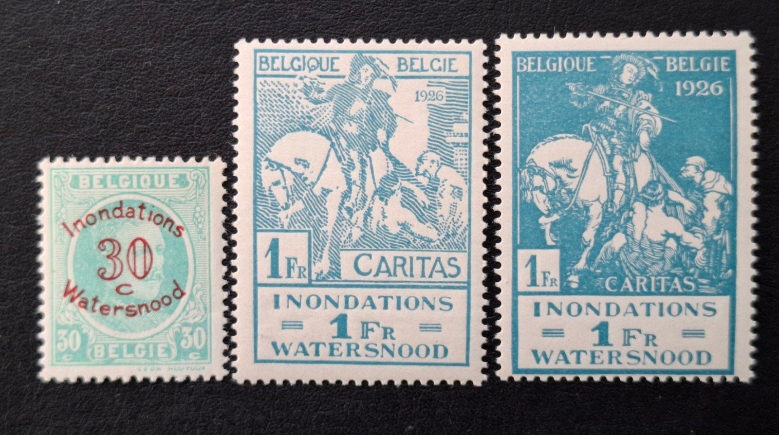 België: OBP 237/39 ** Caritas 1926., Orginele gom, Ophalen of Verzenden, Zonder stempel, Postfris