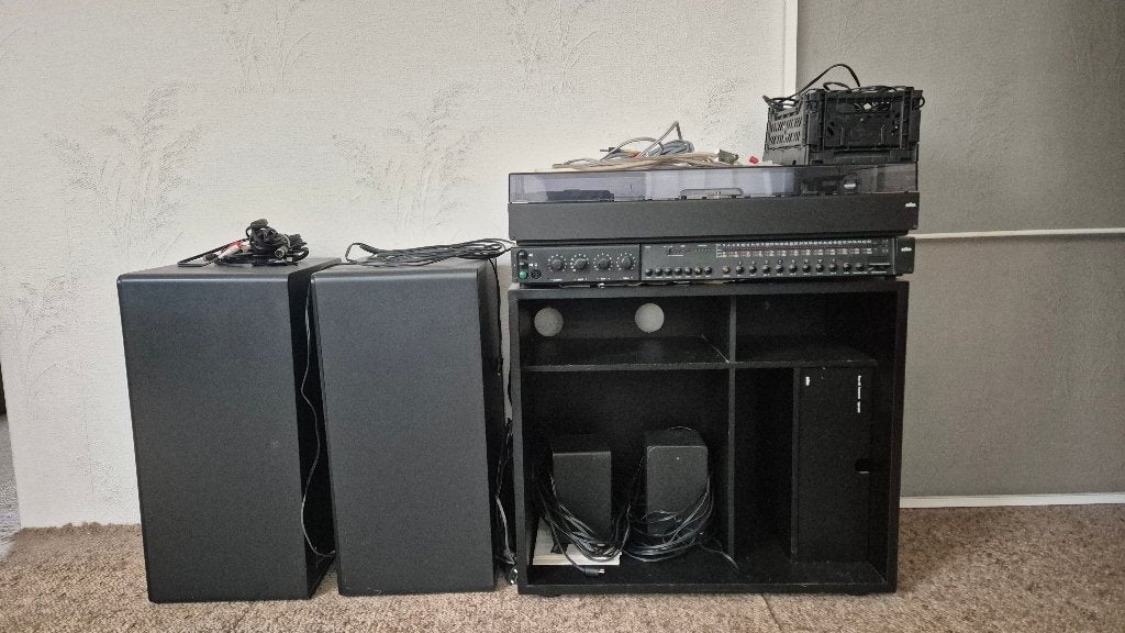 BRAUN - Système de studio PC 1 intégré HiFi stéréo compact, Enlèvement, Utilisé, Deck cassettes ou Lecteur-enregistreur de cassettes