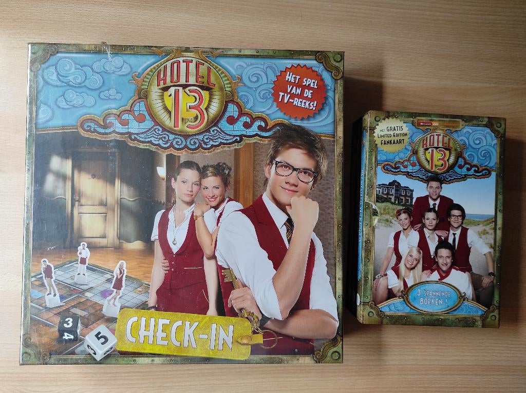 spel en boeken van hotel 13, Hobby en Vrije tijd, Ophalen of Verzenden, Nieuw