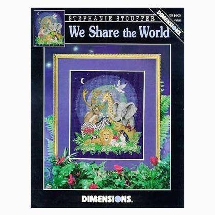 modèle - dimensions que nous partageons dans le monde, Enlèvement ou Envoi, Comme neuf, Broderies à la main, Patron