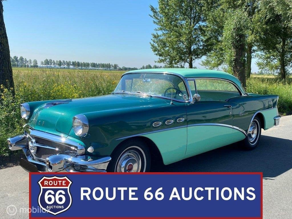 Buick Special Riviera Coupe | 1956 | Route 66 Auctions, Auto's, Zwart, Bedrijf, Handgeschakeld, Buick