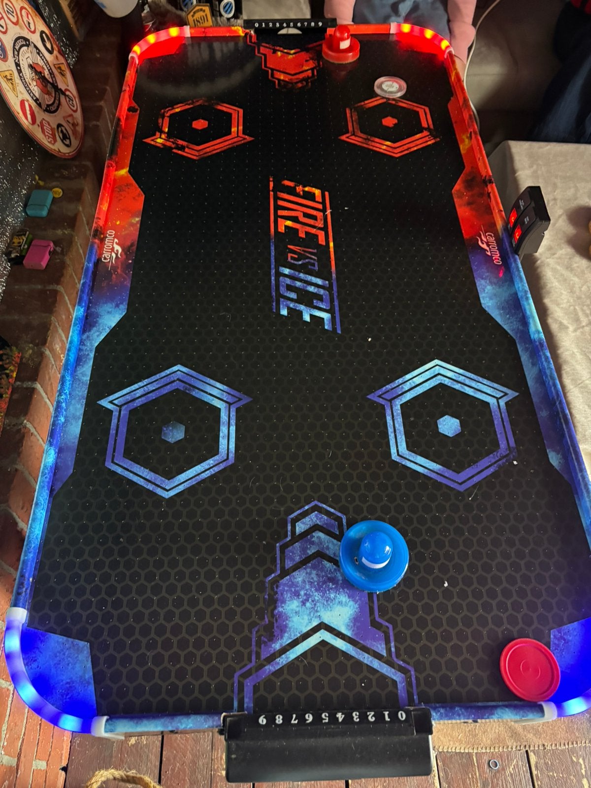 Carromco Airhockeytafel Fire VS Ice, Ophalen