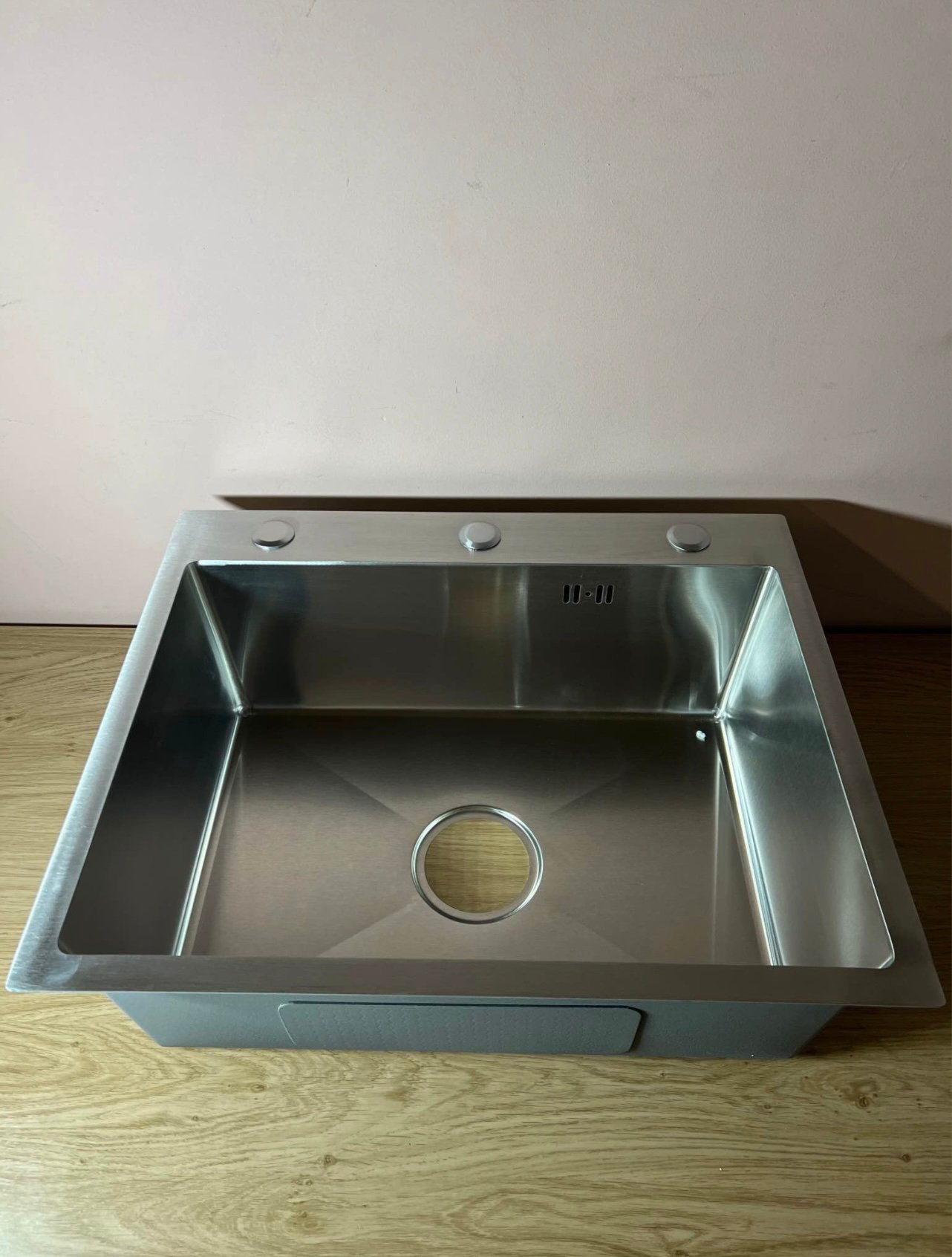 Inox spoelbak, Ophalen of Verzenden, Zo goed als nieuw