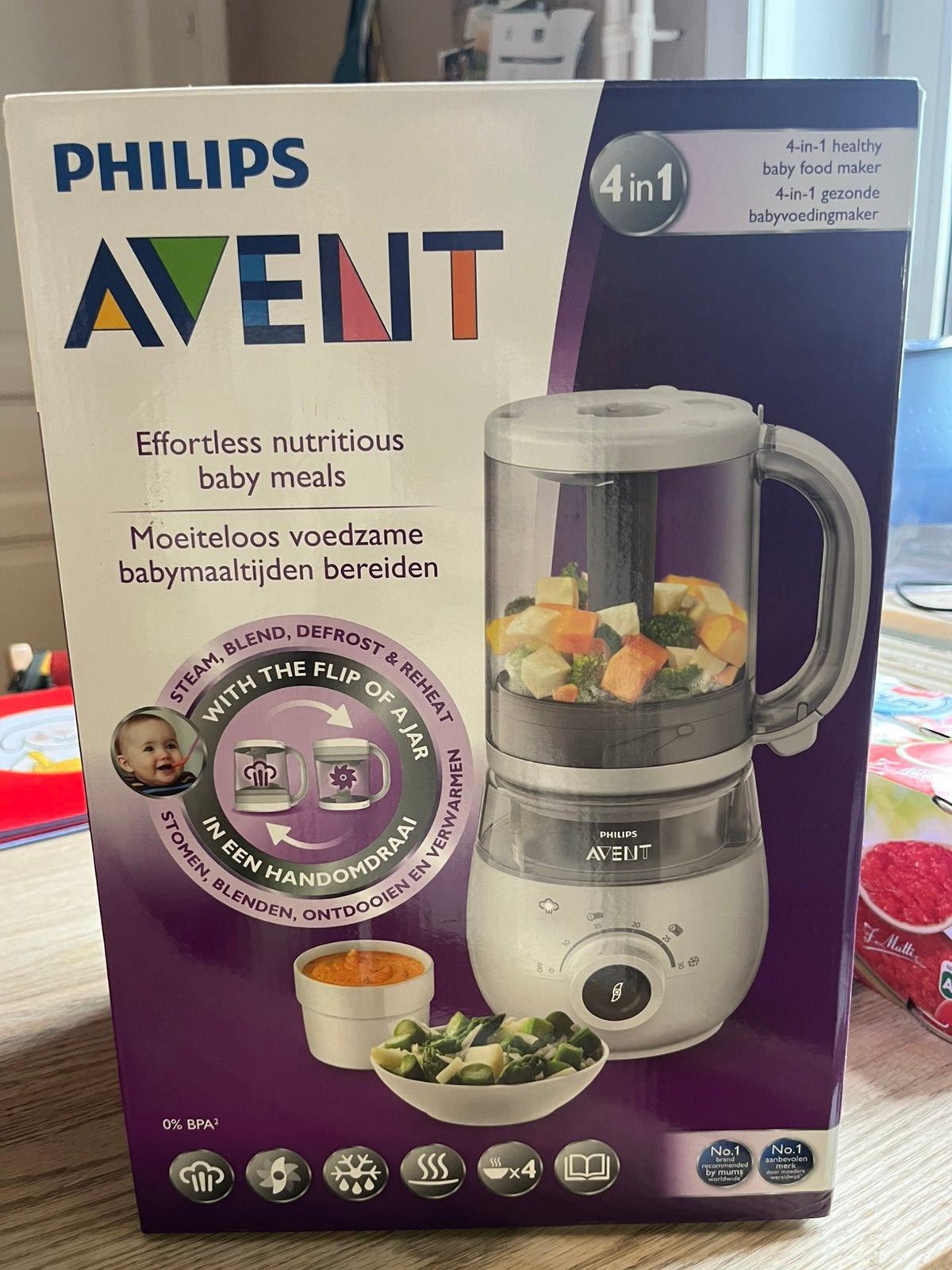Philips Avent 4 in 1 baby food maker, Ophalen, Gebruikt, Blender