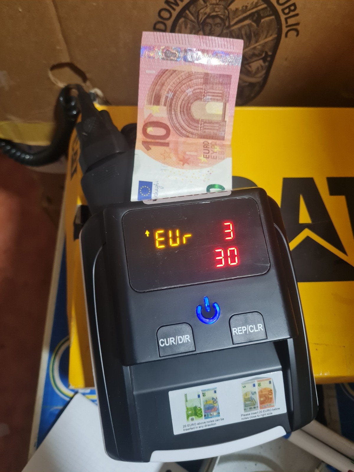 Détecteur  de billets de banque, Tickets & Billets