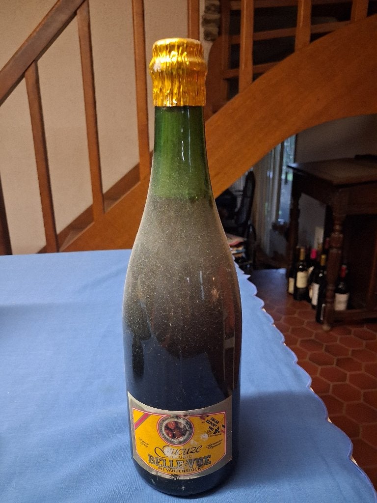 Ancienne bouteille de gueuze belle-vue 1981, Enlèvement, Bouteille(s), Autres marques