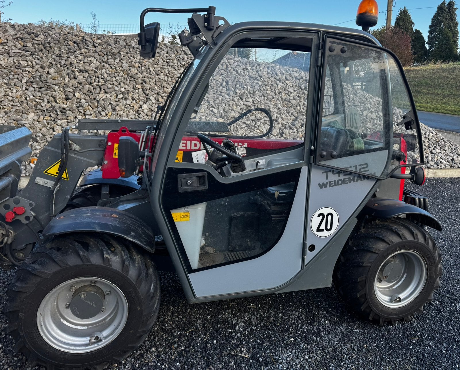 Weidemann telescopique T4512, Enlèvement