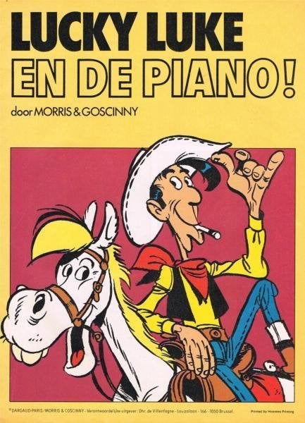 Lucky Luke en de piano! (Chevron), Ophalen, Morris en Goscinny, Eén stripboek, Zo goed als nieuw