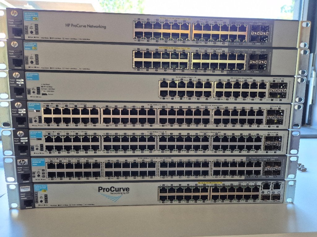 Switches HP Procurve, Enlèvement, Utilisé
