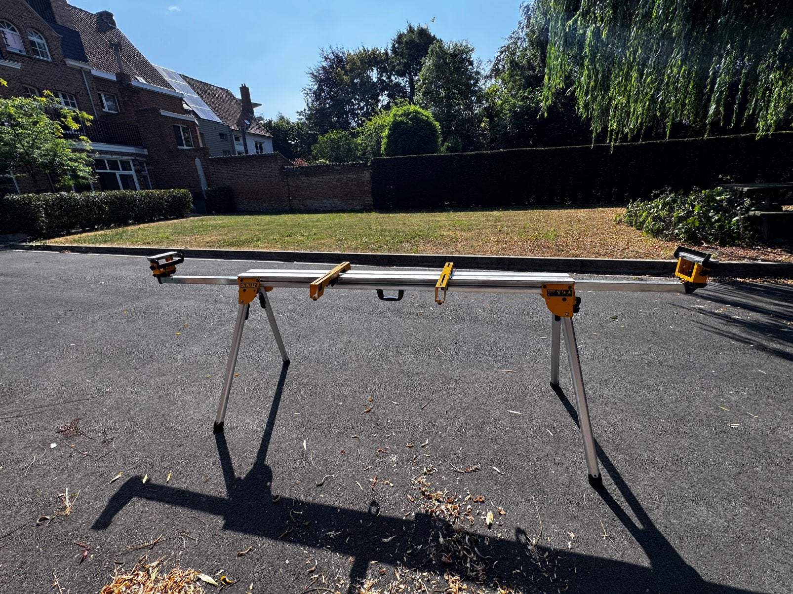 Dewalt onderstel, Jardin & Terrasse, Hamacs, Enlèvement, Comme neuf, Pliable