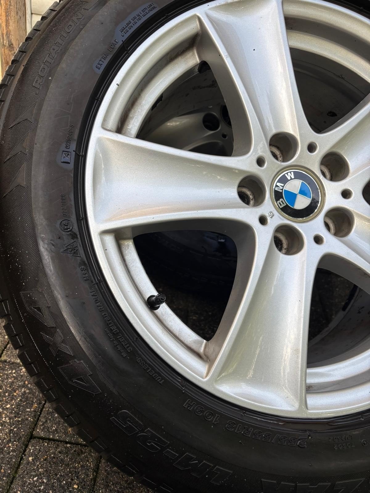 4 pneus jantes 18" Originaux BMW 5Q, Pneus et Jantes, Pneus hiver, 18 pouces, Enlèvement